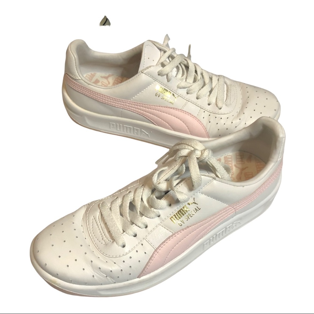 Puma GV Special Pink White womens 8.5 US